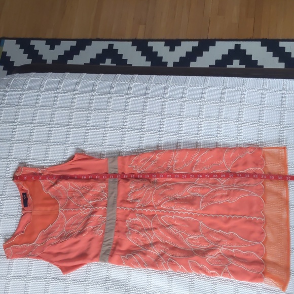 Ryu Coral lined sleeveless dress with mesh panels - Picture 10 of 16